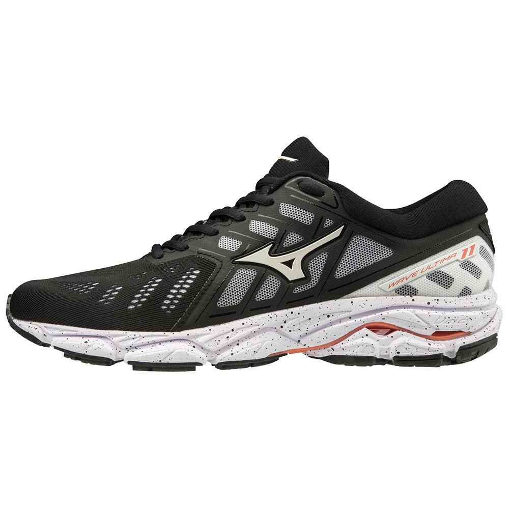 Mizuno Women's Running Shoes White/Black WAVE ULTIMA 11 Shoes - J1GD190976